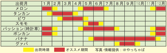 フルーツカレンダー