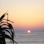 大浜の夕日