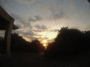 大浜の夕日