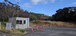 奄美自然観察の森の工事現場