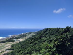 百之台から南を見下ろす（花良治方面）