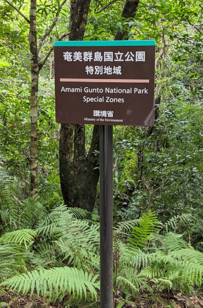 奄美群島国立公園特別保護区