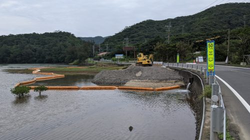 工事開始直後の浜千鳥館メヒルギ